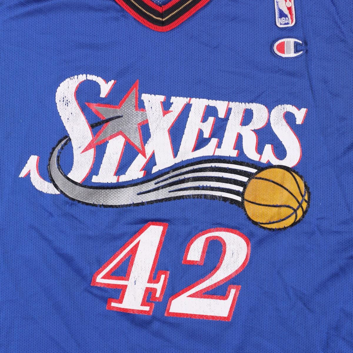 古着 90年代 チャンピオン Champion NBA PHILADELPHIA 76ERS フィラ 