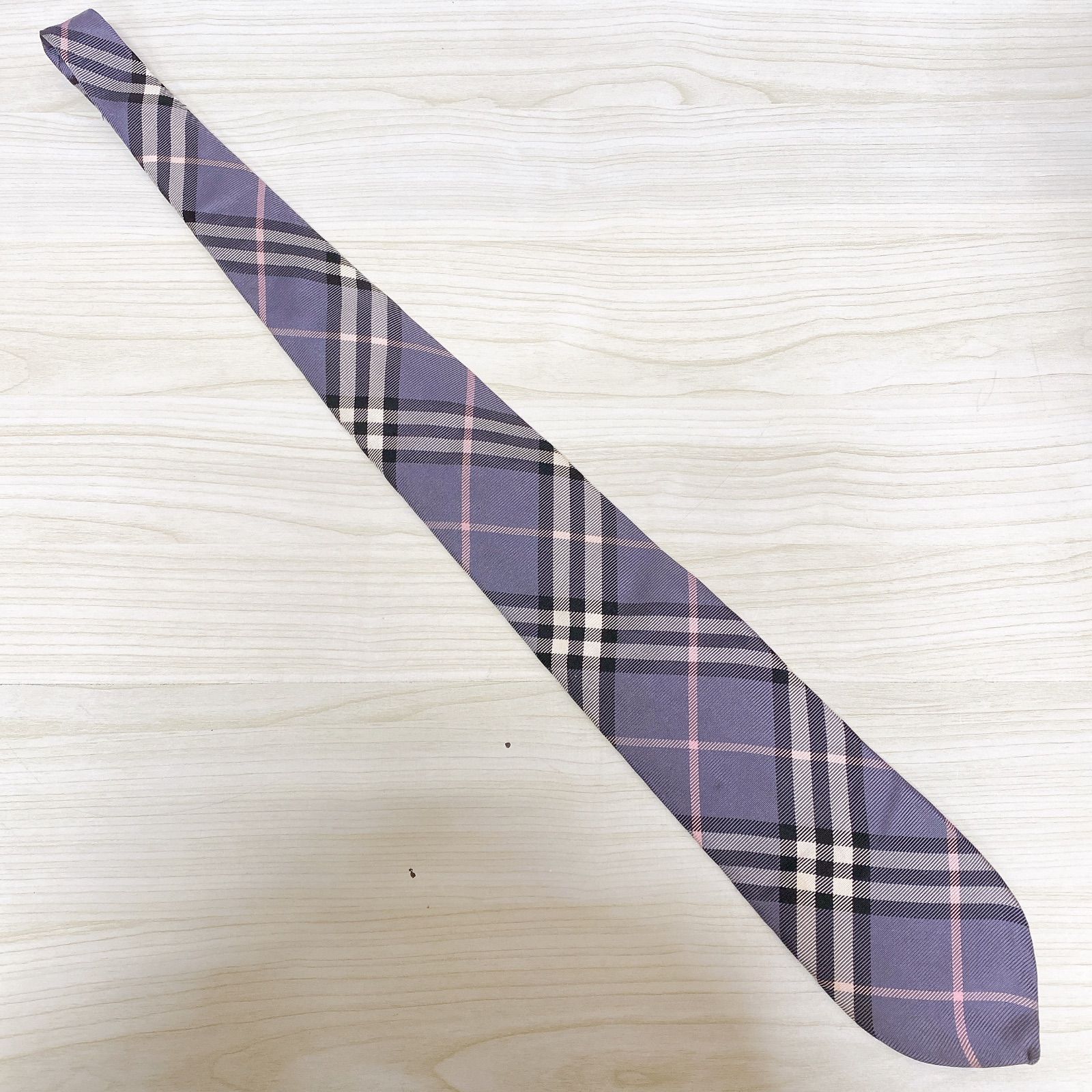 BURBERRY　BLACK　LABEL　ネクタイ　グレー