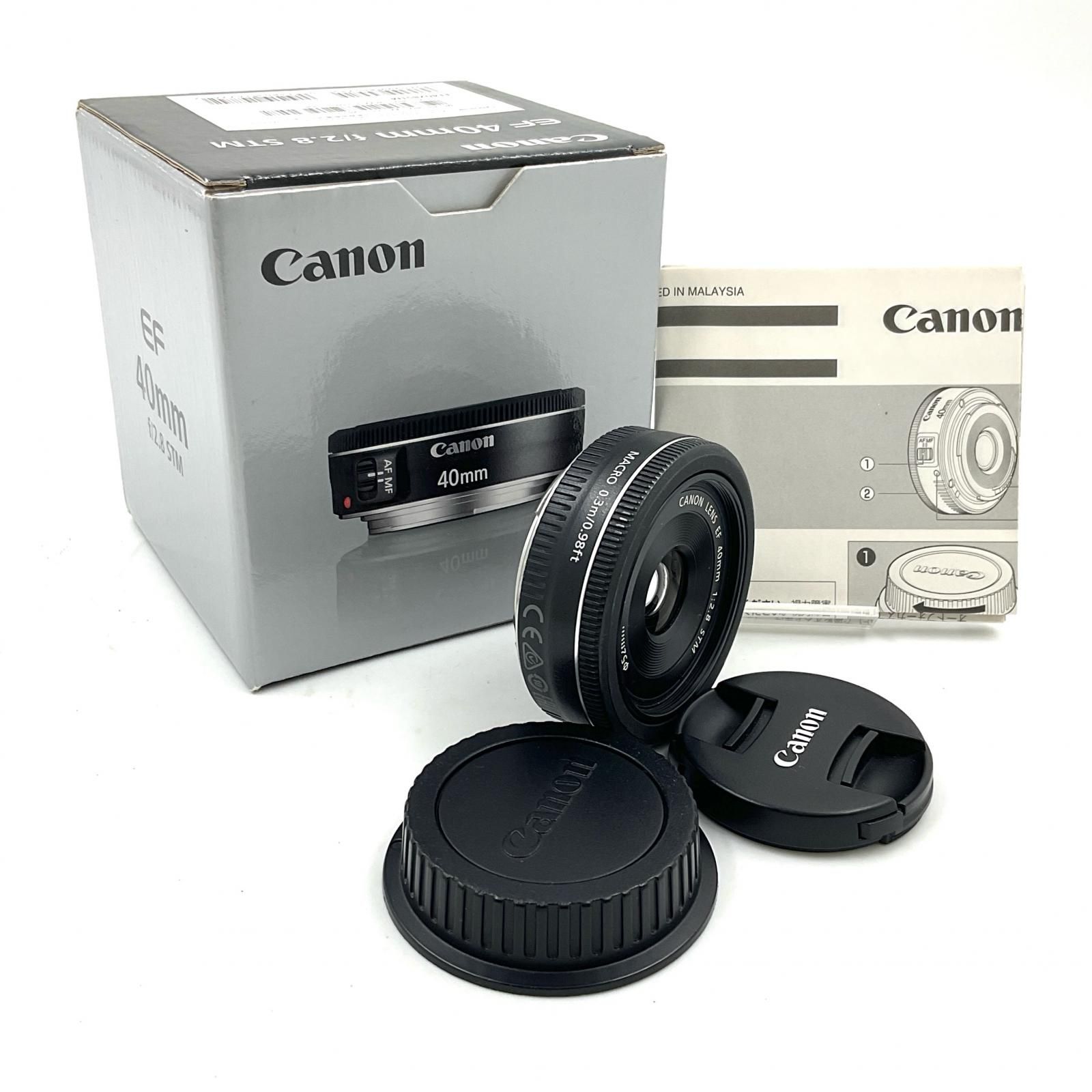 全額返金保証】【最速発送】Canon EF40mm F2.8 STM 動作確認済 【公式