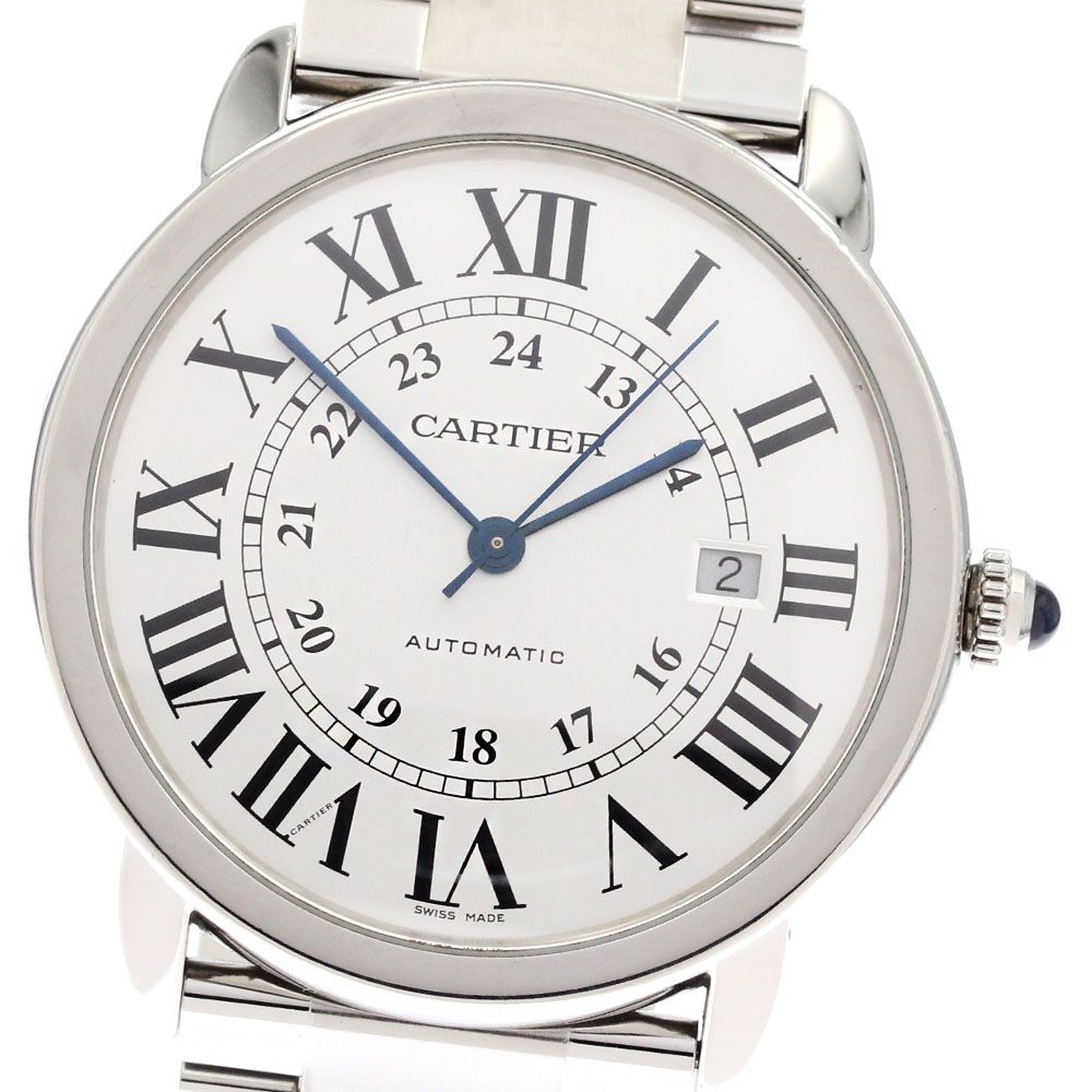 カルティエ CARTIER W6701011 ロンドソロ ドゥ カルティエXL デイト  