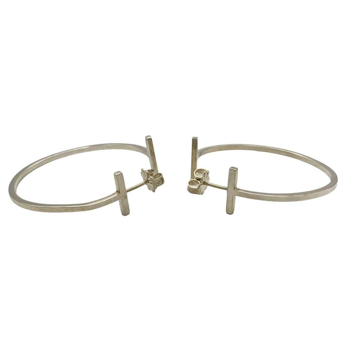 TIFFANY-Co. ティファニー ピアス Tワイヤー シルバー