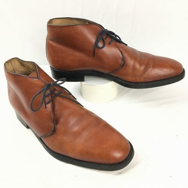 BRUNO MAGLI　ブルーノマリ　最高級チャッカブーツ　size9〈ブラウン/茶/BROWN〉レザー　管No.WA71 #BUZZBERG