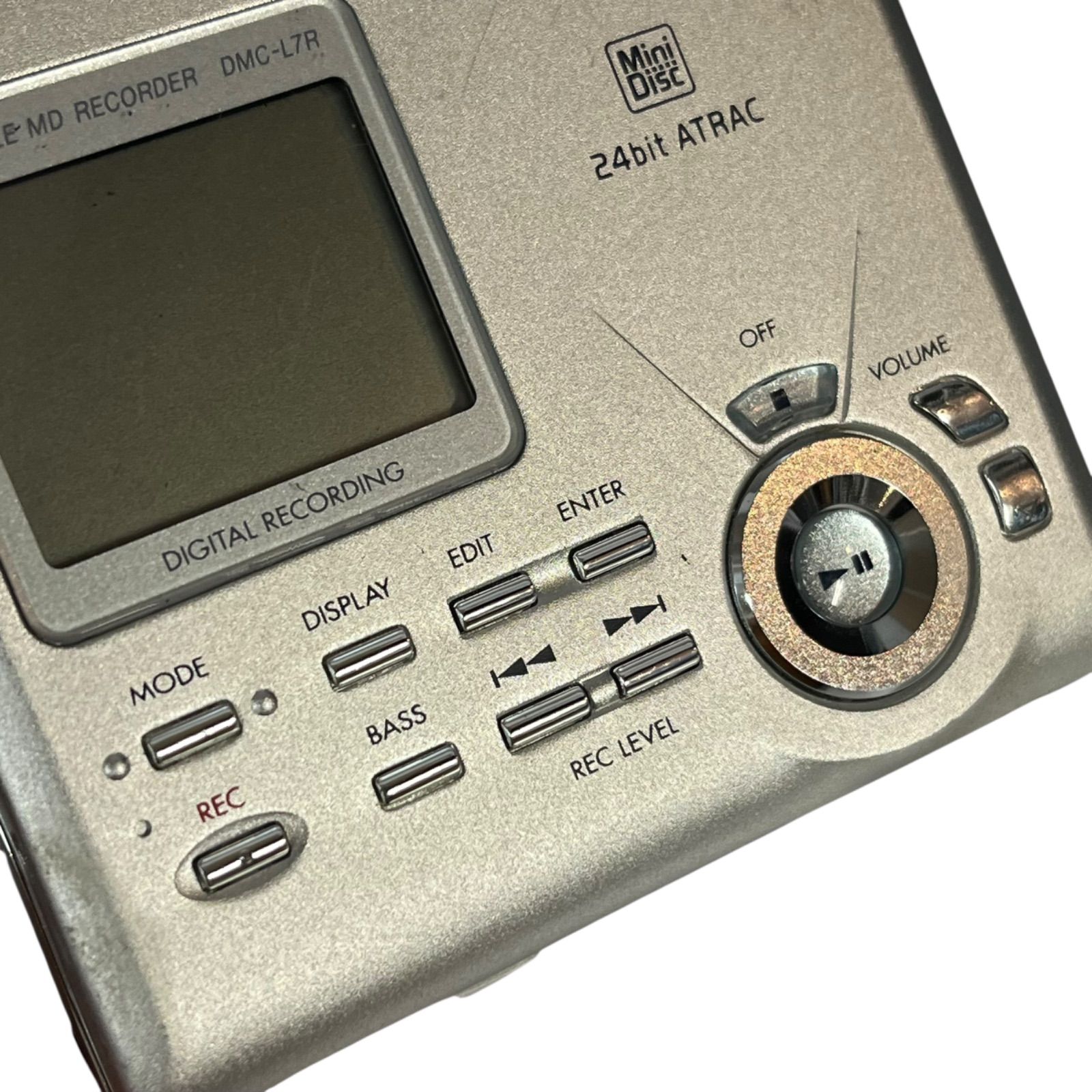 KENWOOD DMC-L7R ポータブルMDプレーヤー 動作品 管32756】動作未確認☆KENWOOD DMC-L7R ポータブルMDプレーヤー