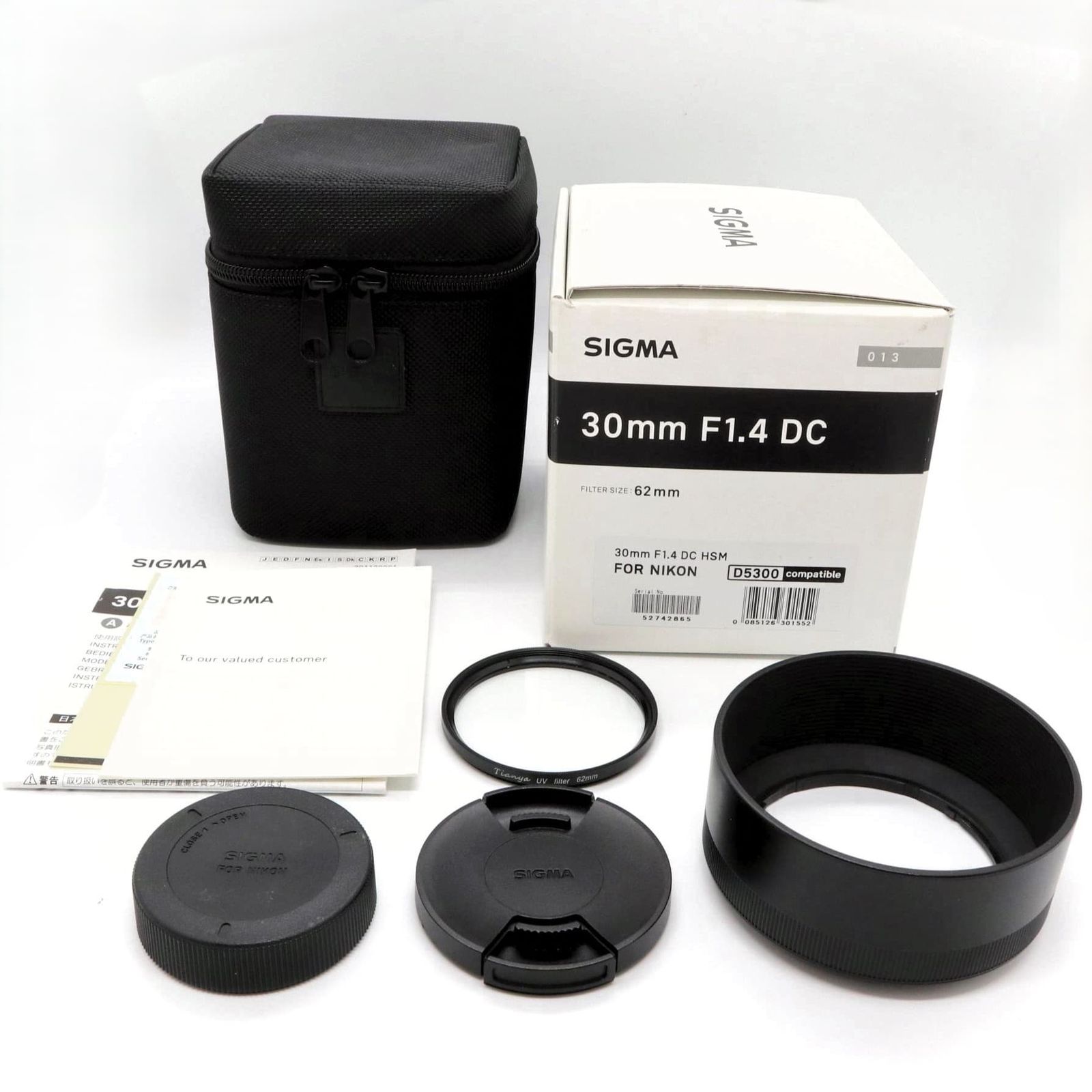 新品級》 単焦点レンズ SIGMA 30mm F1.4 DC HSM Art シグマ NIKON  