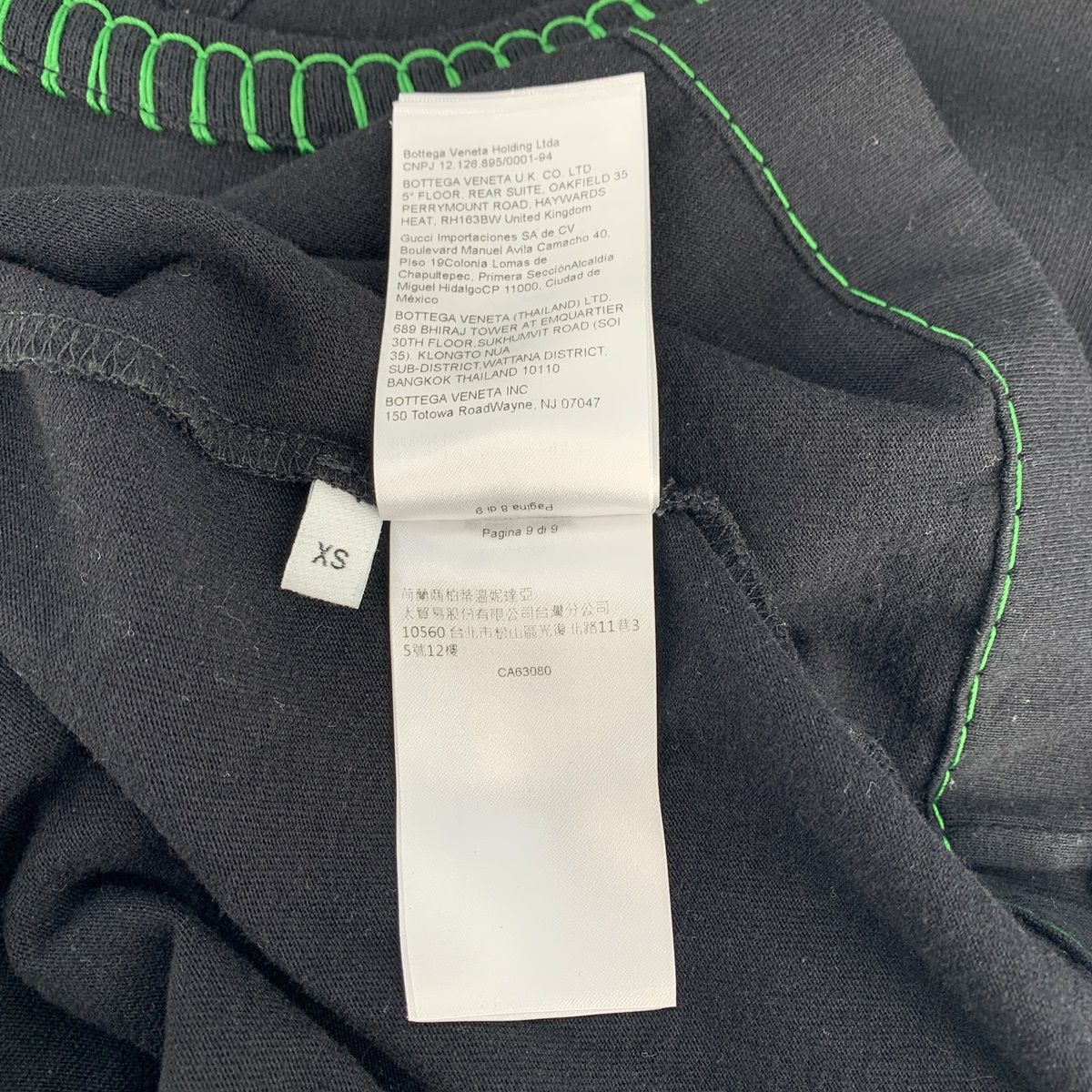 中古】 Bottega Veneta ボッテガウェネタ カラーコントラスト ステッチ 