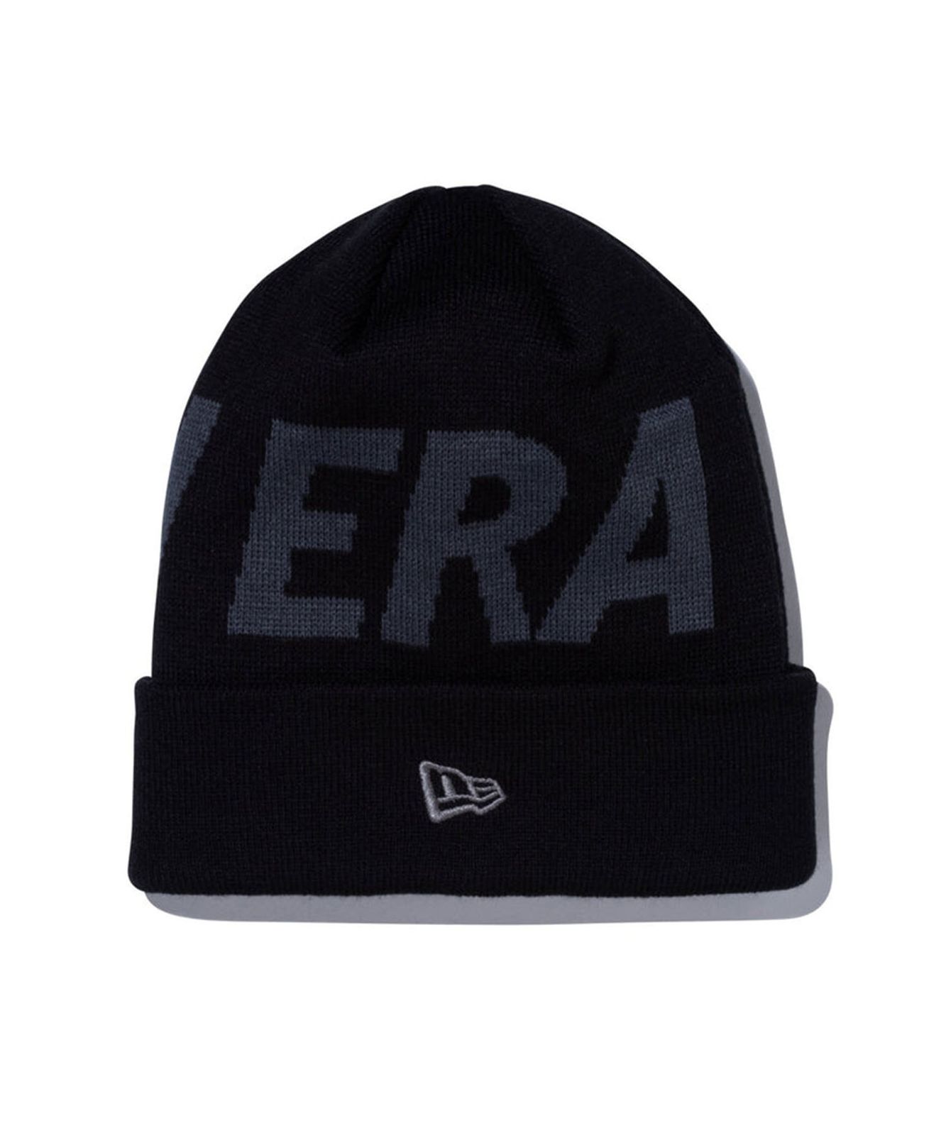 【ムラスポ公式】新品 NEW ERA ニューエラ ビーニー ベーシック カフニット Billboard ブラック × チャコール 13751387