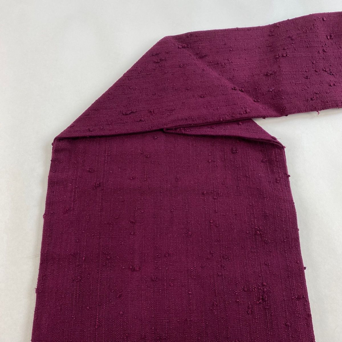 浦野理一縦節紬の名古屋帯紫未使用
