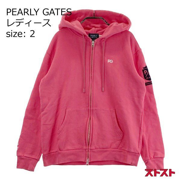 PEARLY GATES パーリーゲイツ ジップパーカー ピンク系 2 