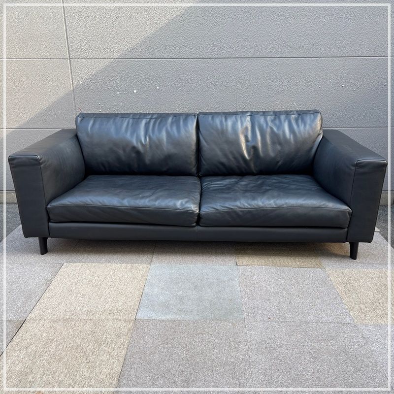 ACTUS アクタス five by five ファイブ・バイ・ファイブ レザー ソファ