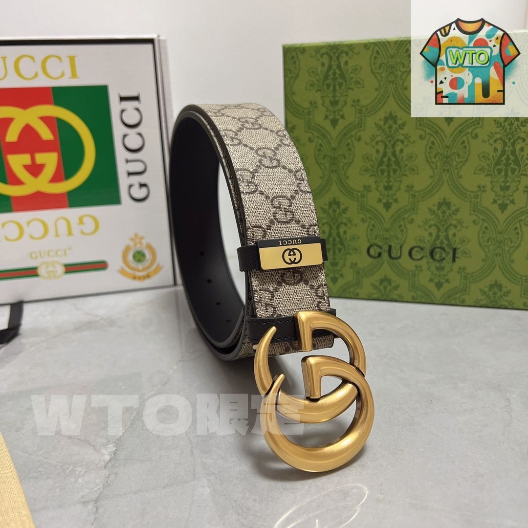 GUCCI グッチ ビジネスカジュアルベルト02-1-GA74 - メルカリ