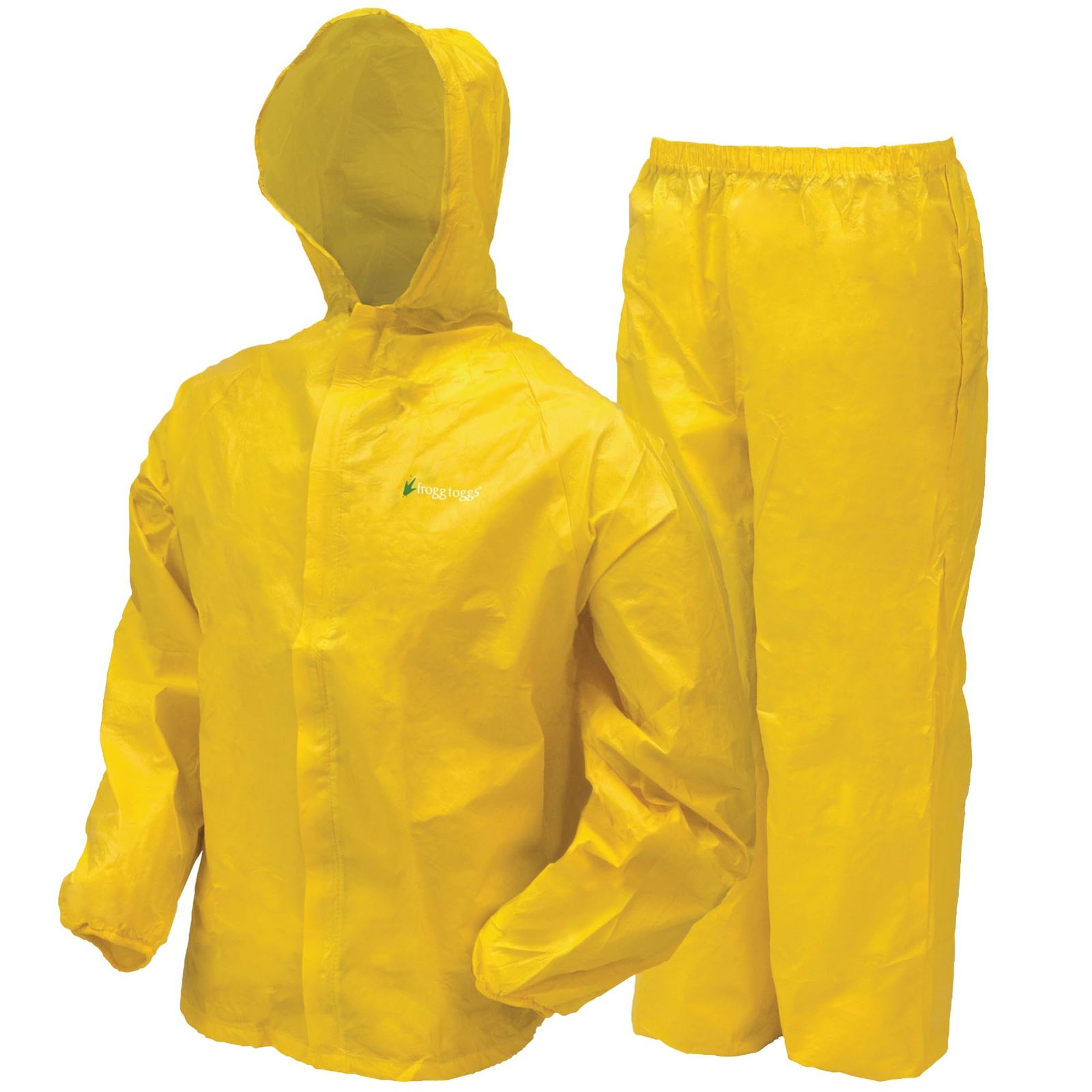 (Youth， Large， Bright Yellow) - Frogg Toggs Ultra-Lite2 Water-Resistant Breathable Rain Suit， Men's， Women's， and Youth [イエロー] [L]