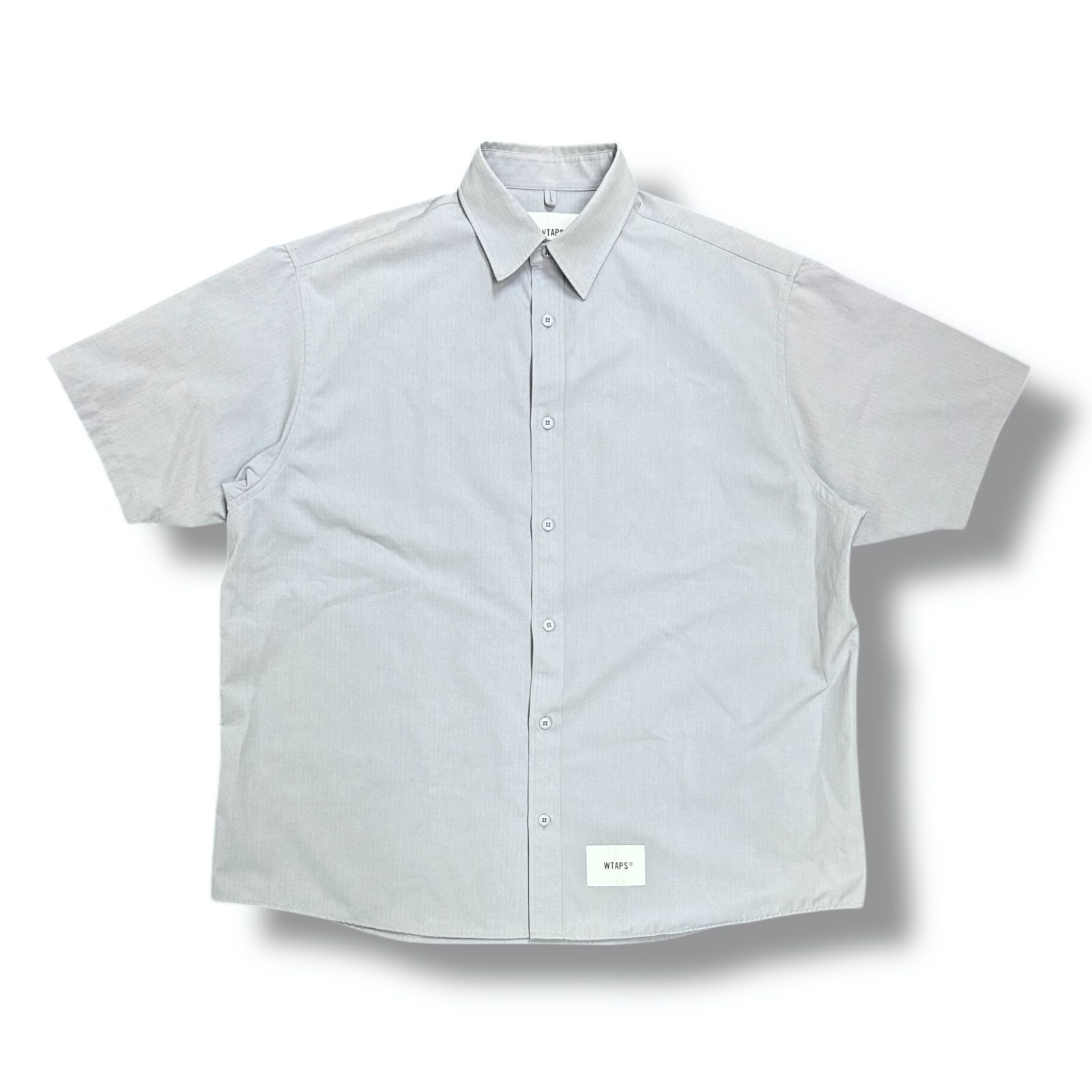 WTAPS 23SS Repo 01 | SS | Ctpl. Ripstop. Sign リップストップ ショートスリーブ シャツ ダブルタップス 231TQDT-SHM02 サックス系 03 37722A3