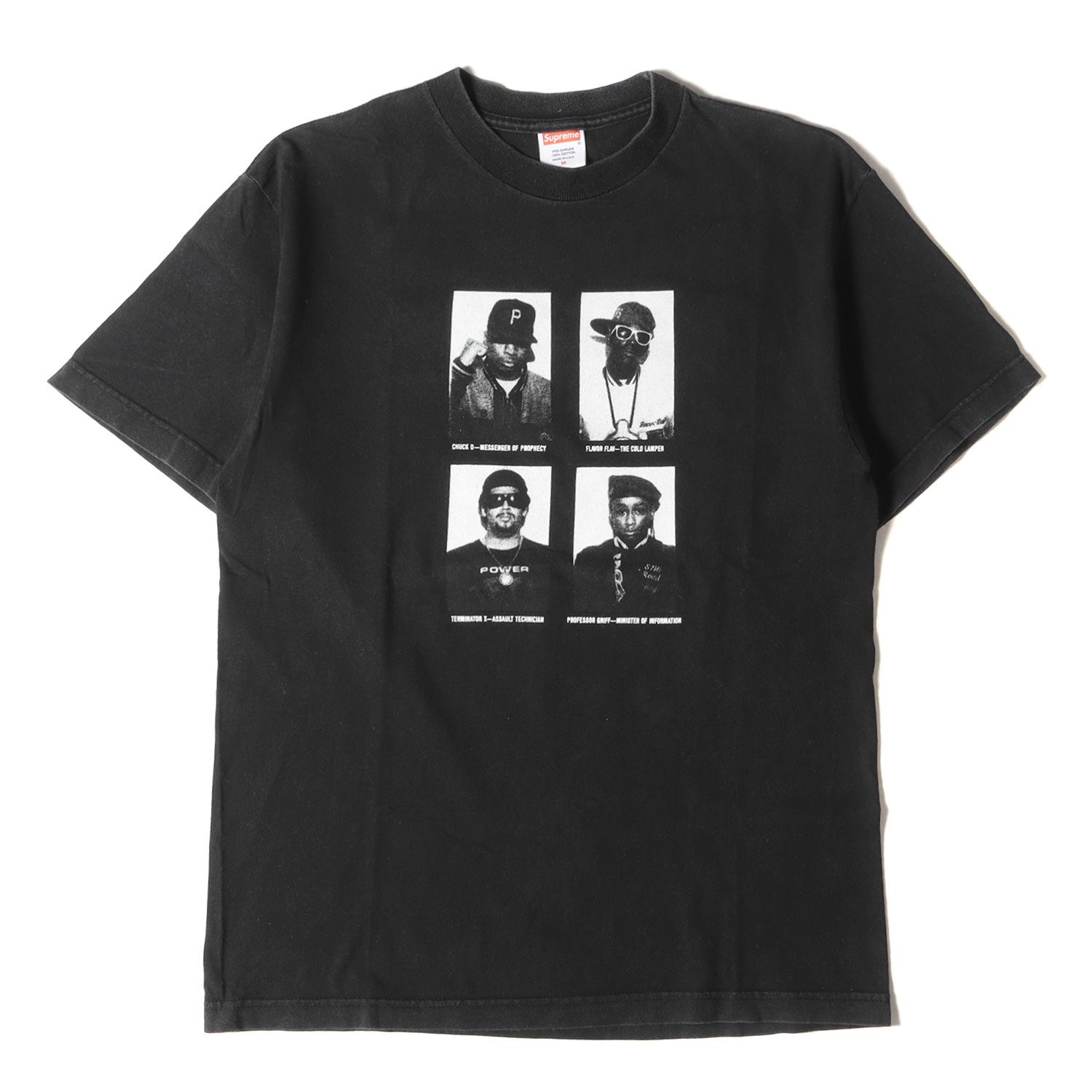 Supreme シュプリーム Tシャツ サイズ:M 06SS Public Enemy ターゲット ボックスロゴ クルーネック 半袖Tシャツ  Mugshots Tee ブラック 黒 トップス カットソー【メンズ】 - メルカリ