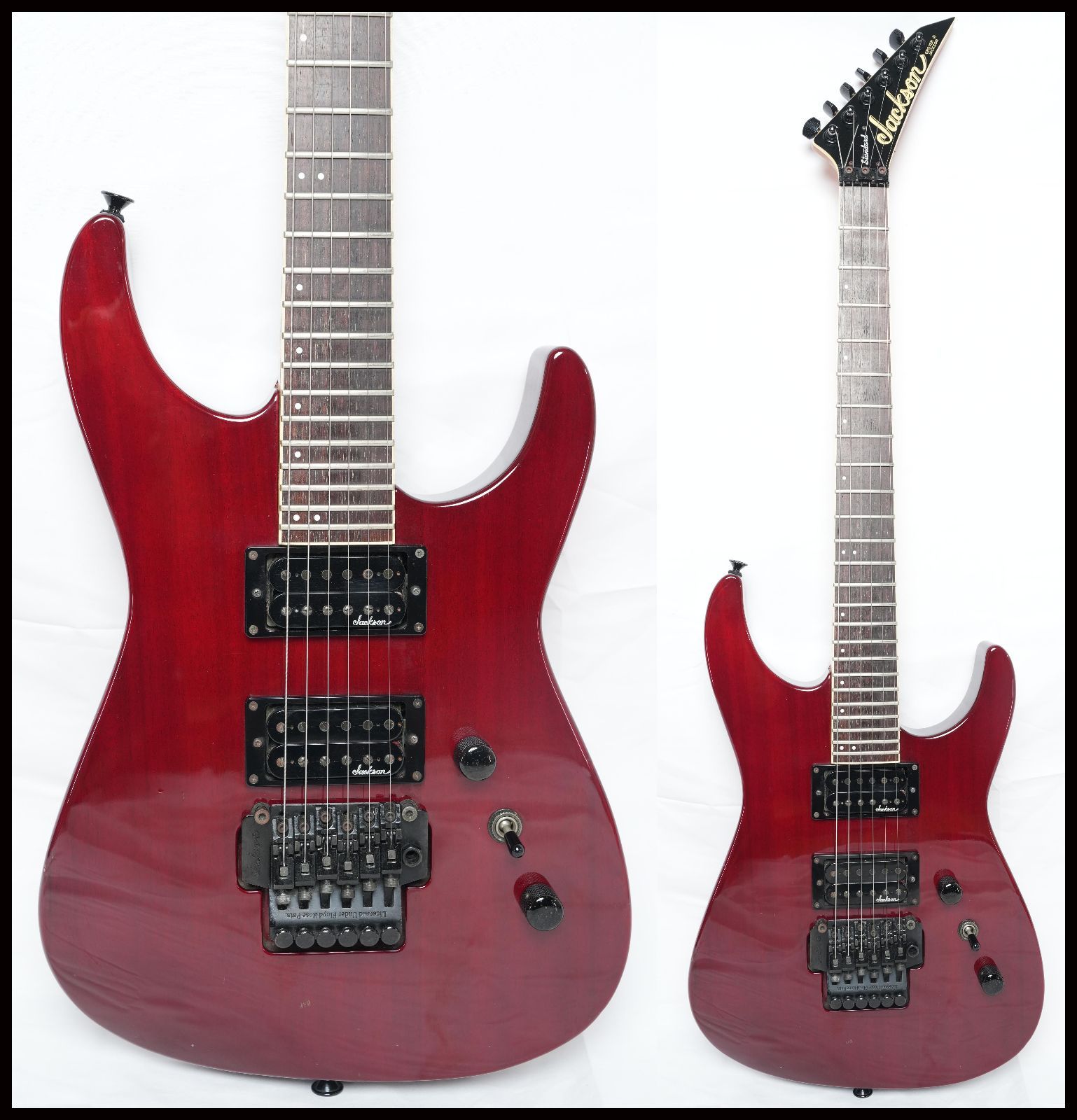 ☆Jackson☆SUPER DINKY STANDARD CHERRY Mahoganyボディ デカロゴ 90