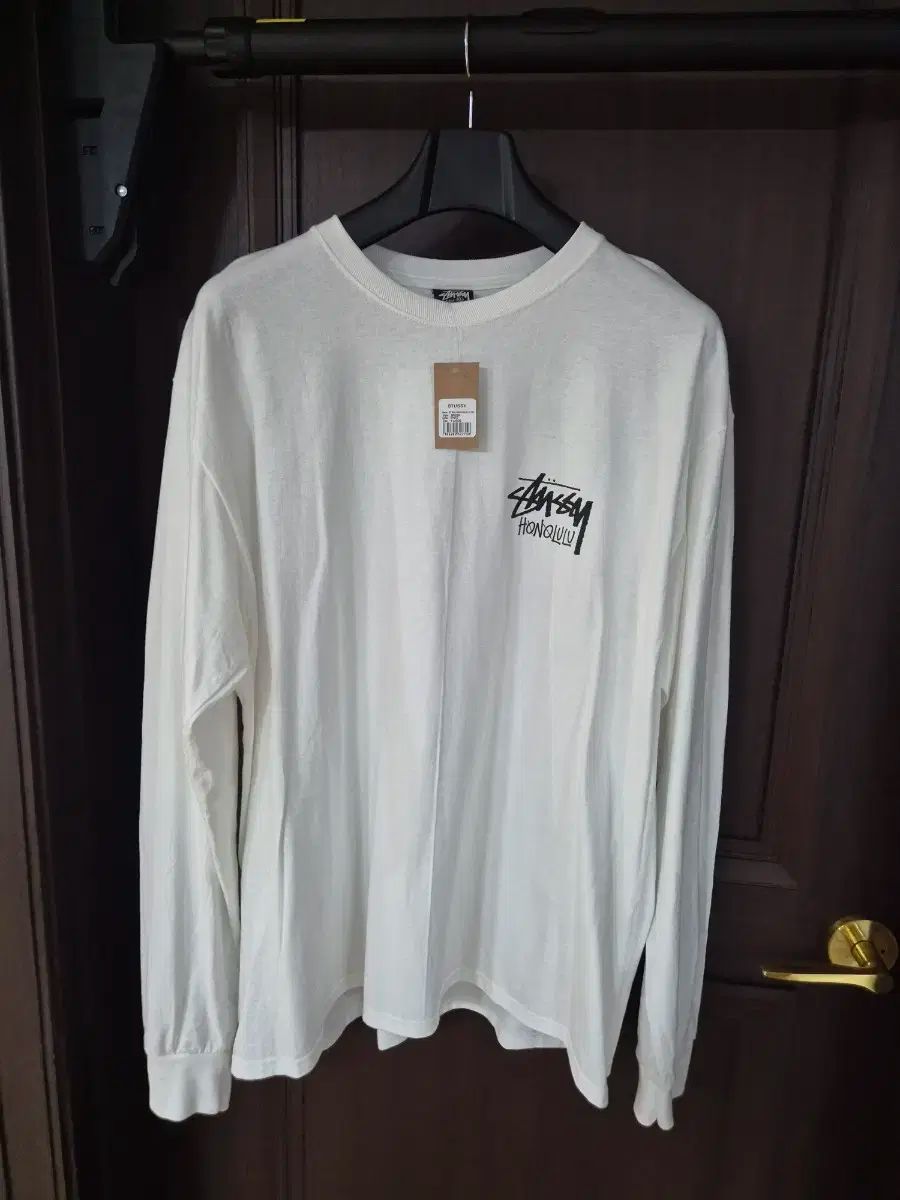 XL STUSSY ステューシー ホノルル 長袖 ロングスリーブ 白