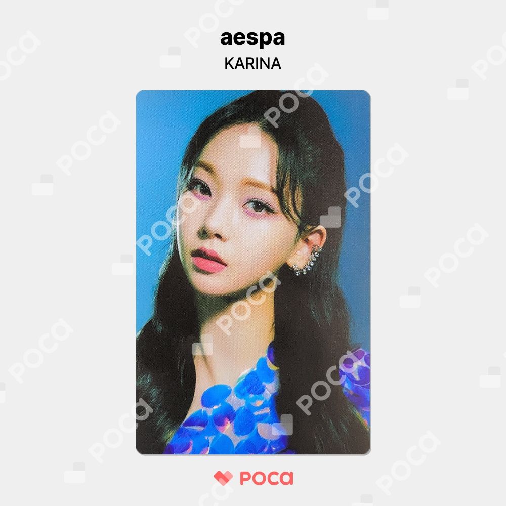 aespa SYNK カリナ jersey トレカ aespa カリナ トレカ MY SYNK. aespa MINI FRAME + PHOTO CARD