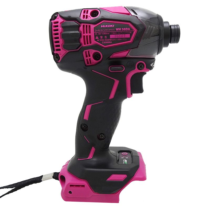 ハイコーキ 穴あけ ネジ締め マルチボルト コードレスインパクトドライバ WH36DA NN 本体のみ 色 パワフルレッド-ブラック