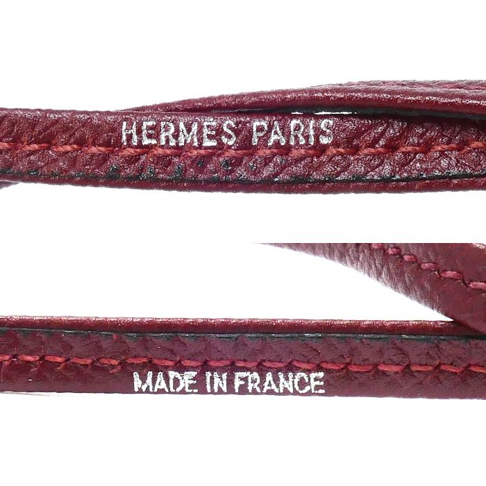 HERMES エルメス レザー メタル シフレ ホイッスル 犬笛