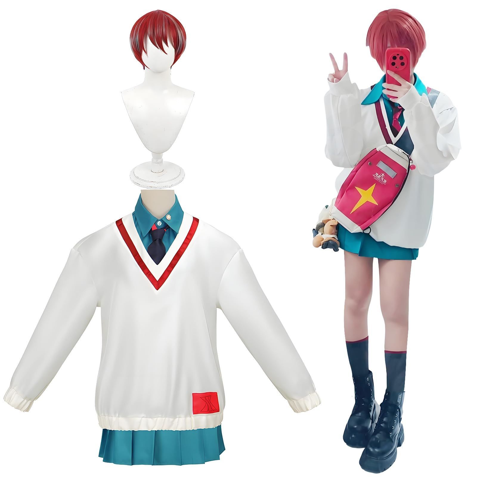 マチュ リュック、スマホケース、ウィッグ付き！ コスプレ マチュ