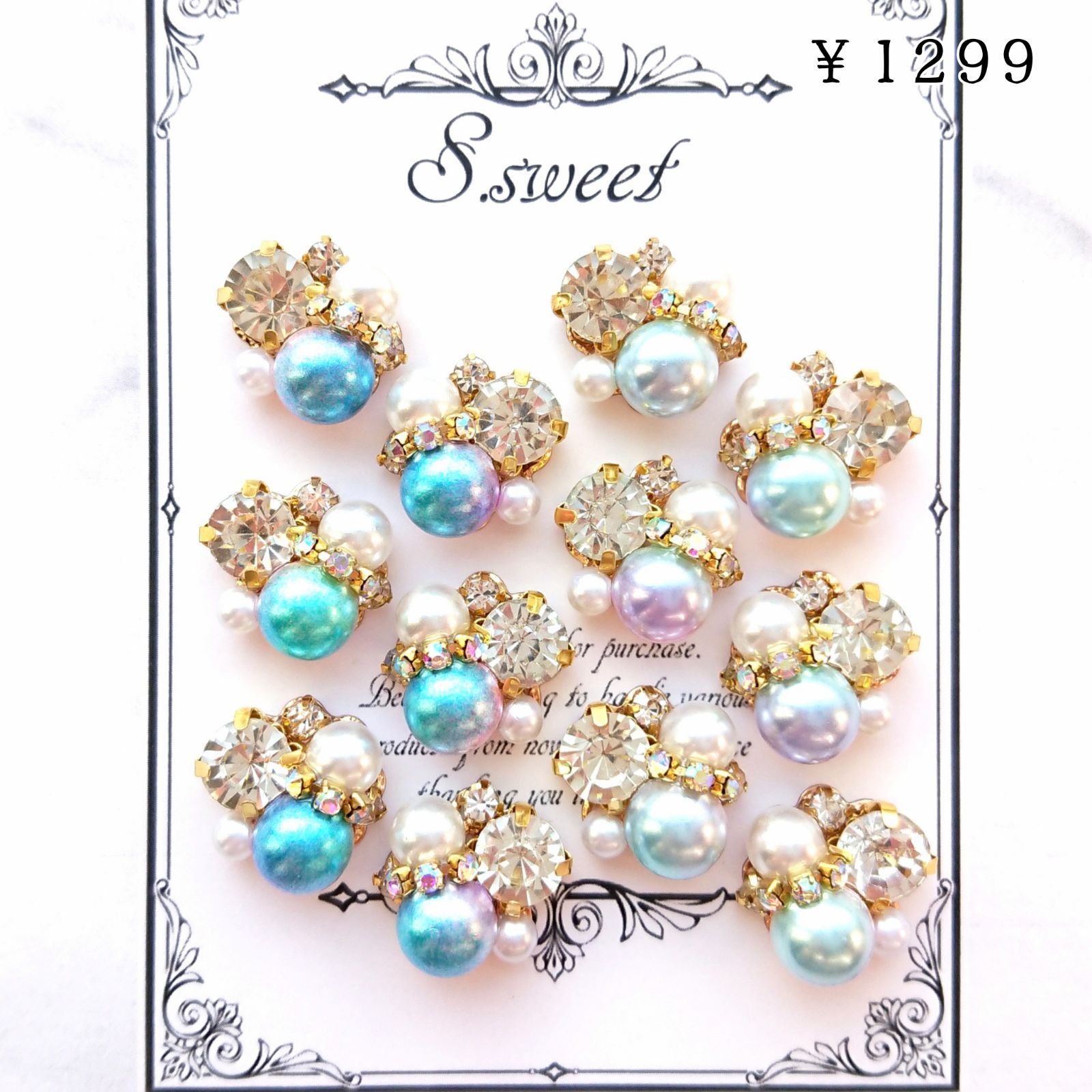 No.1691 カボションパーツ ハンドメイド オリジナルカボション - メルカリ