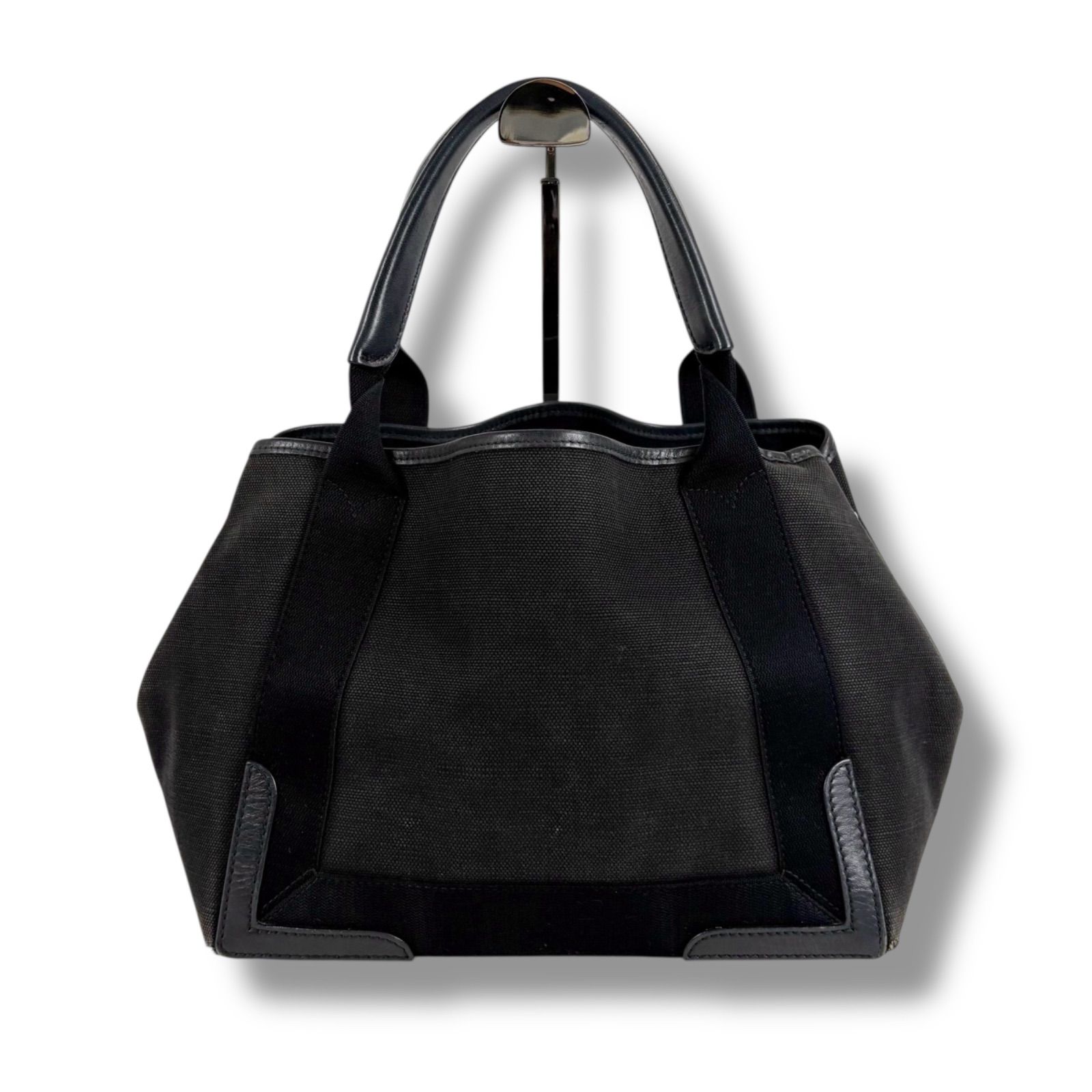 ✨極美品✨バレンシアガ ネイビーカバスS ハンドバッグ キャンバス