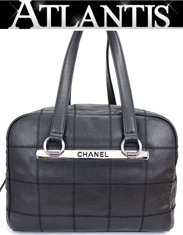 CHANEL シャネル チョコバー ボストンバッグ-