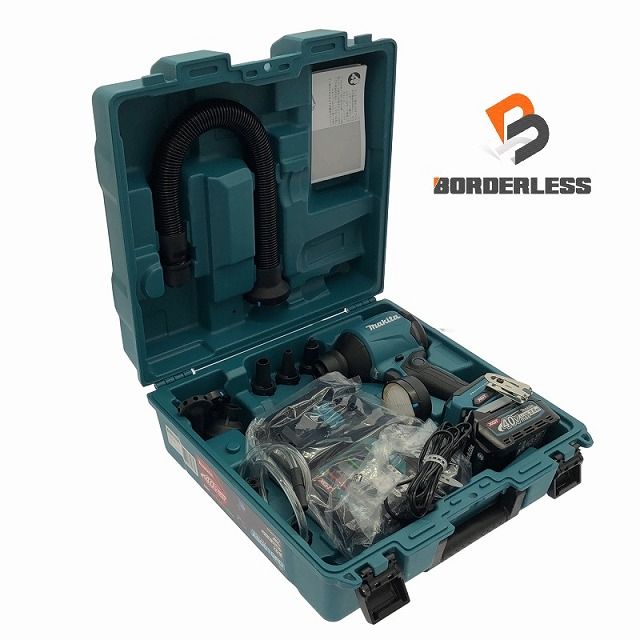 makita マキタ 40vmax 充電式エアダスタ AS001GRD バッテリー BL4025 充電器 アタッチメント ケース付き 111521