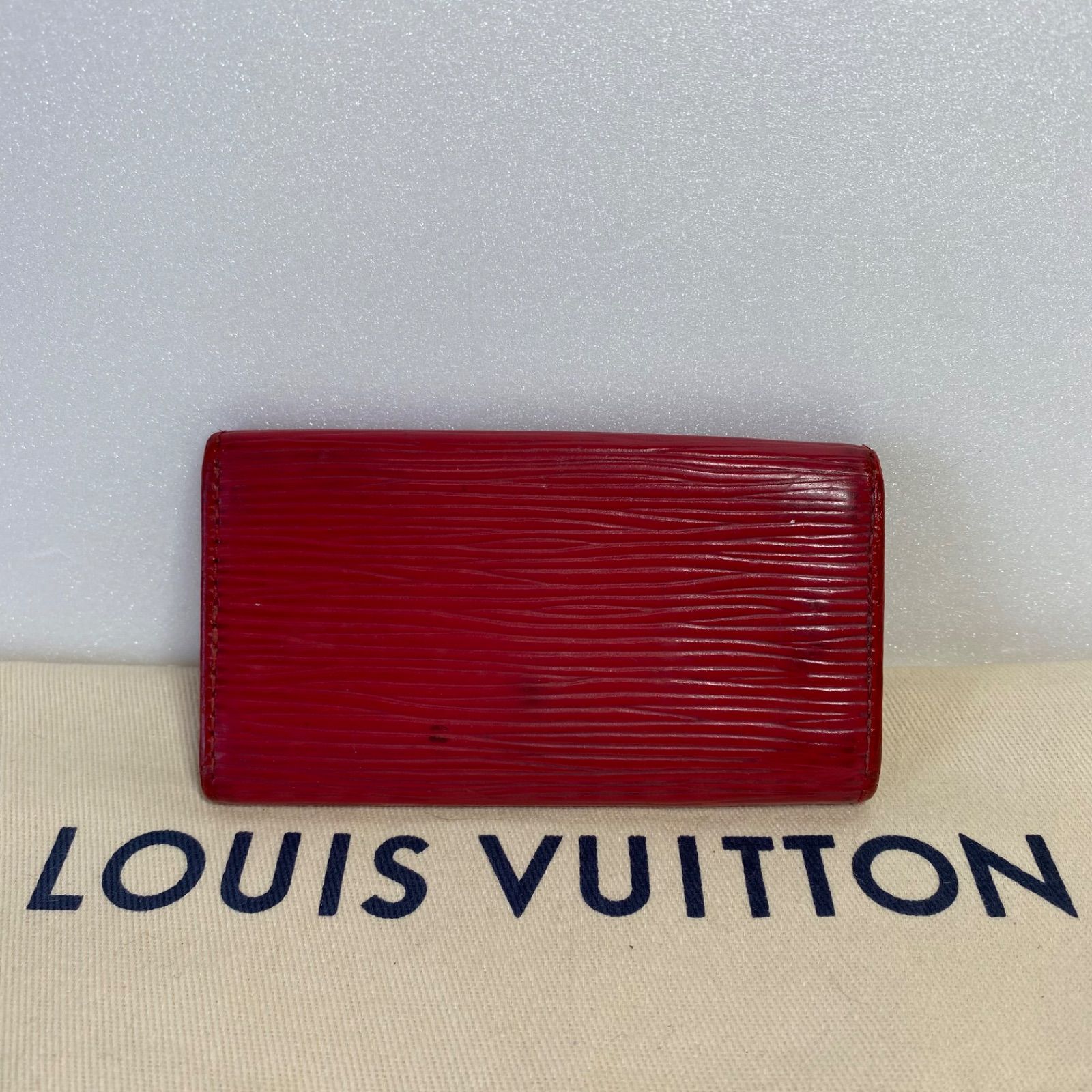 美品！ ルイヴィトン キーケース 4連 エピ レザー 赤 レッド LOUIS VUITTON 【LOUIS VUITTON】ルイ・ヴィトン キーケース 4本