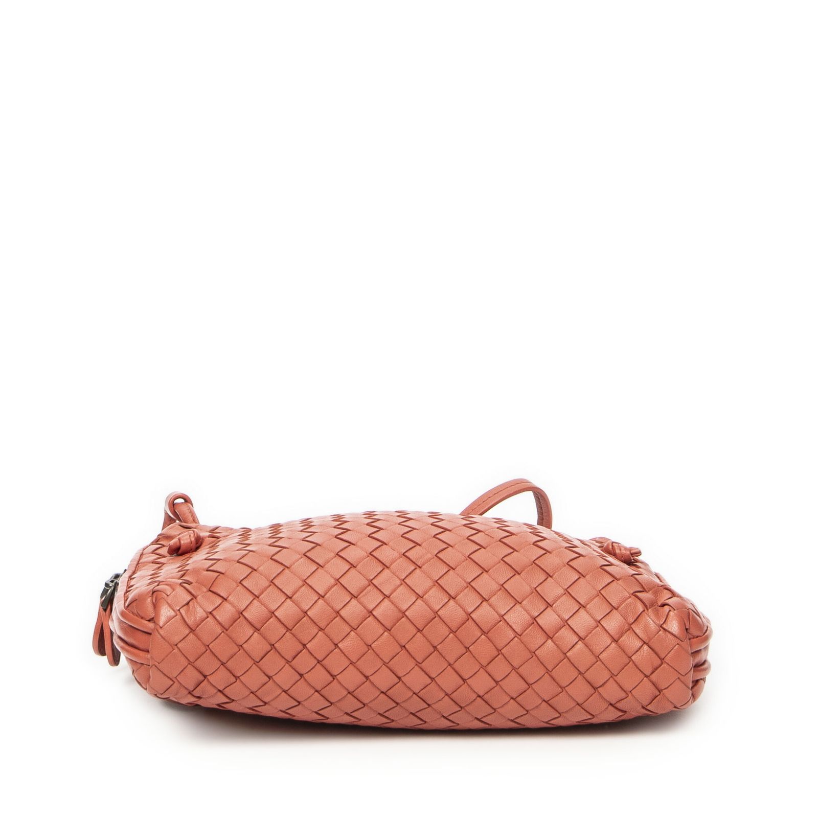 ボッテガヴェネタノディーニ クロスボディピンクイントレチャートレザーA