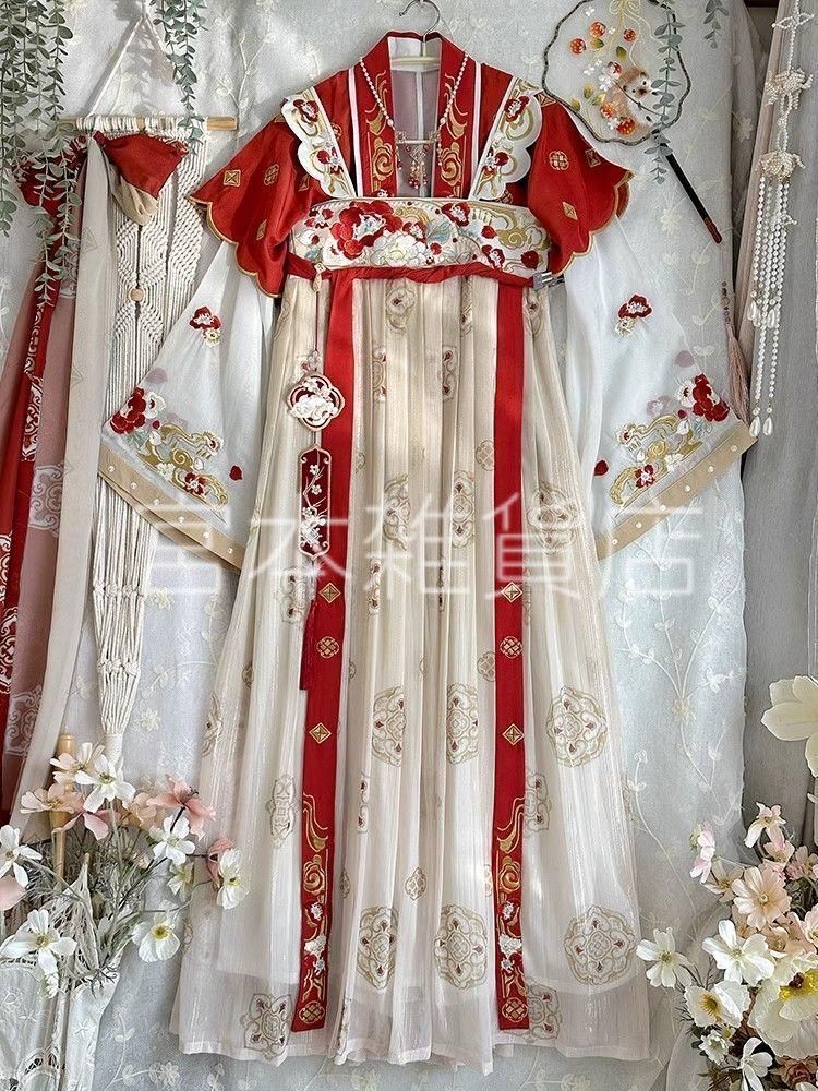 HF-194 豪華刺繍 漢服 かんふく 古風衣装 レトロ風 中華ロリータ コスプレ ワンピース 唐装 仙女服 中華風 美しい刺繍 WWW_IBETON_RU