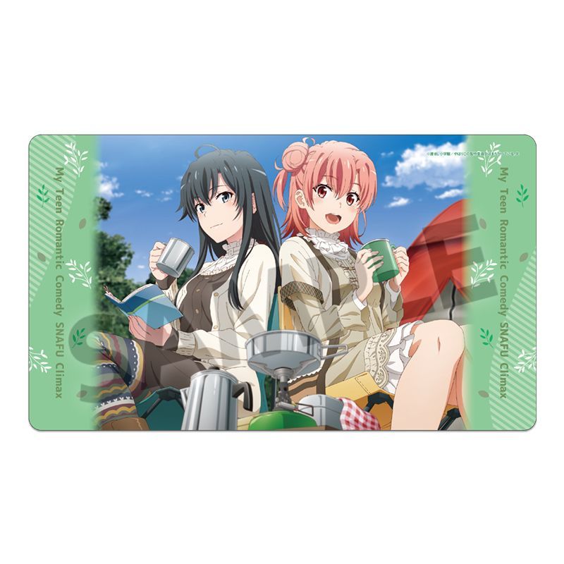 【新品・公式】やはり俺の青春ラブコメはまちがっている。完 ラバーマット 雪ノ下雪乃u0026由比ヶ浜結衣 キャンプ ver. 公式グッズ colleize コレイズ