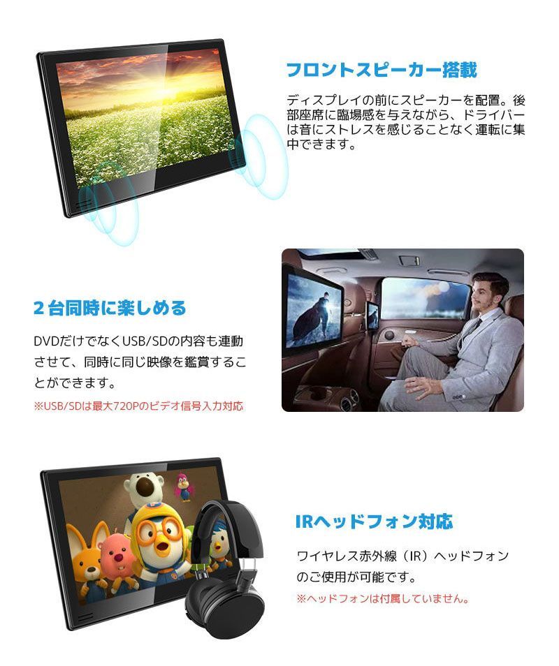 11.6 インチ DVD プレーヤー 1013 - メルカリ