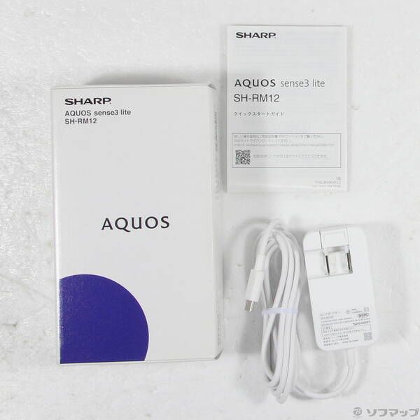 品〕 AQUOS sense3 lite 64GB シルバーホワイト SH-RM12 楽天 SIM 品〕 AQUOS sense3 lite 64GB シルバーホワイト SH-RM12 楽天 SIM