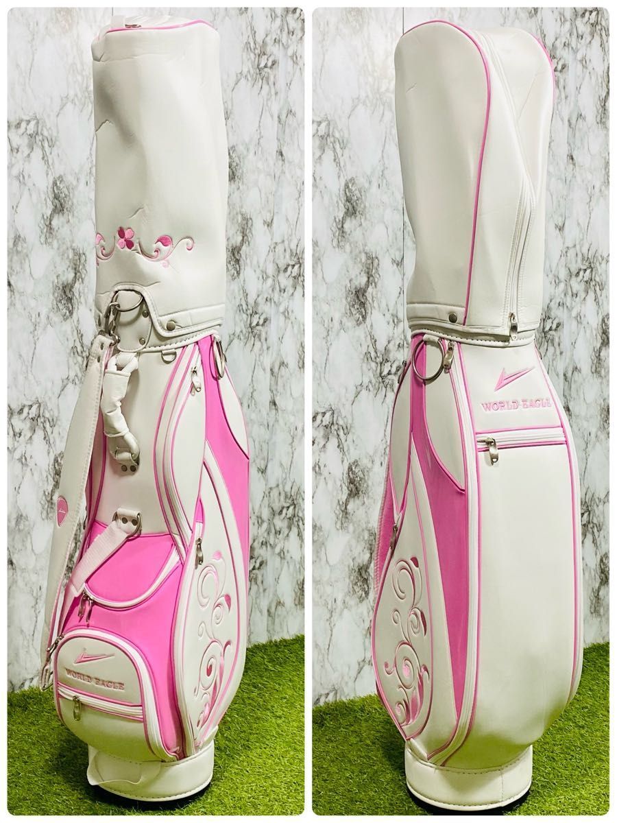 TaylorMade - TaylorMade　テーラーメイド　PEARLY　GATES パーリーゲイツ　レディースゴルフ11本セット　カーボン　L　右利き用　キャディバッグ TaylorMade テーラーメイド PEARLY GATES パーリーゲイツ
