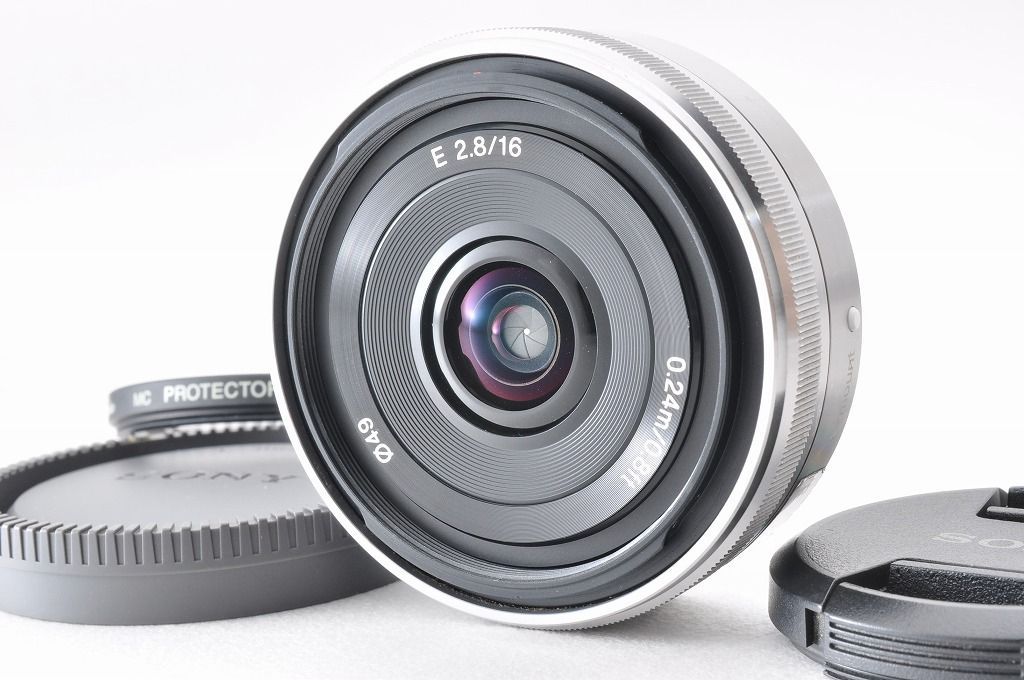 Sony ソニー E 16mm f/2.8 SEL16F28 広角パンケーキレンズ