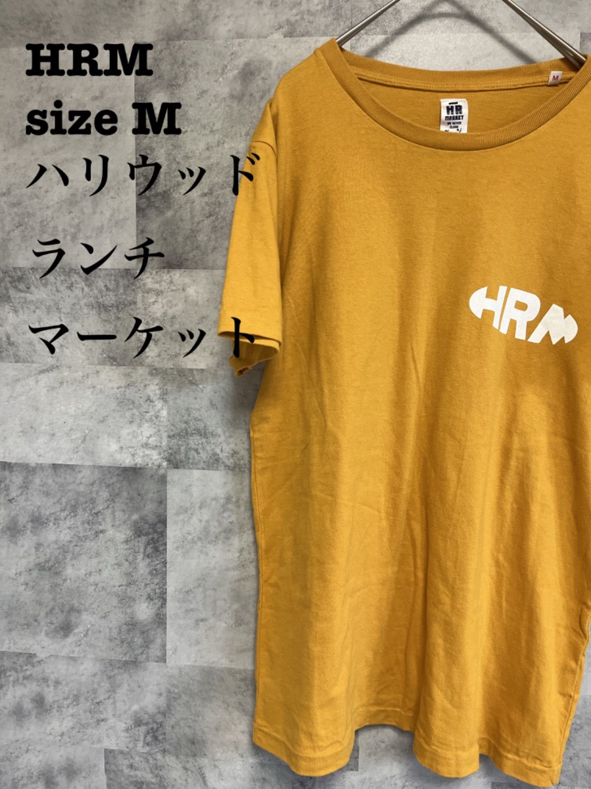 美品 希少 H .R .MARKET バックプリント シャツ-