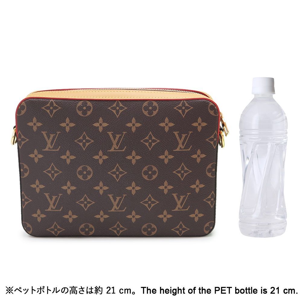 ❤️ | ルイヴィトン × NIGO コラボ ショルダーバッグ トリオ メッセンジャー モノグラム ストライプ ポーチ クラッチバッグ セカンドバッグ マロン ブラウン LOUIS VUITTON M45965