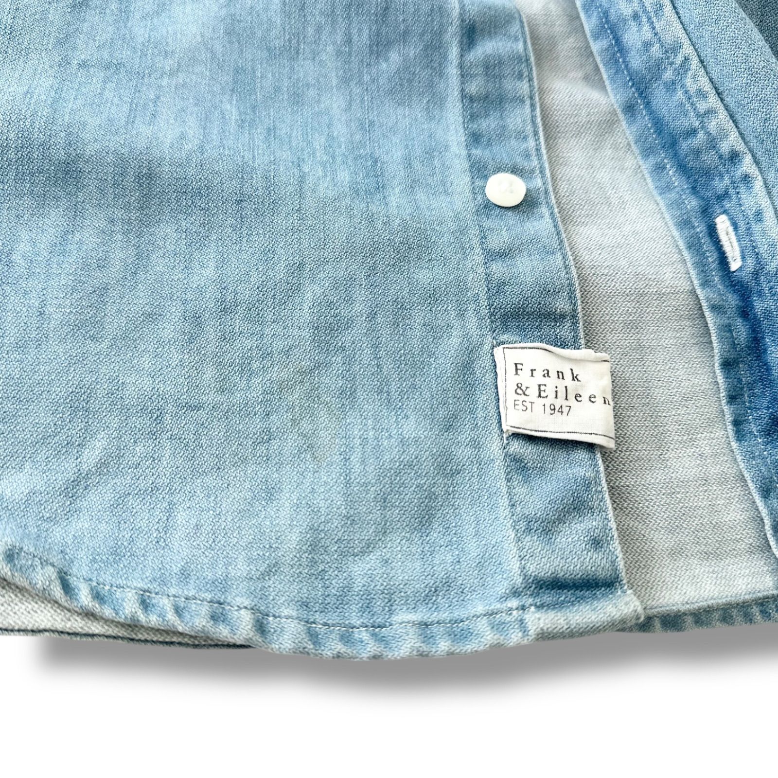 フランクアンドアイリーン EILEEN スキッパー デニムシャツ クラシック