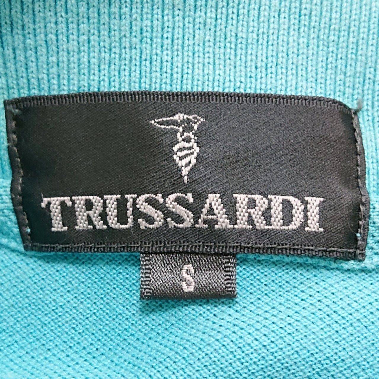 w^)b TRUSSARDI トラサルディ 半袖 ポロシャツ トップス ワンポイント