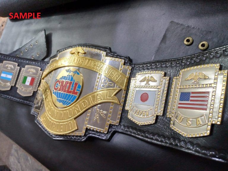 CMLL世界ヘビー王座ベルト ロス・インフェルナレス ヘキセロ・コーナン・ルチャ オーダーメイド【発送予定日:12月13日】