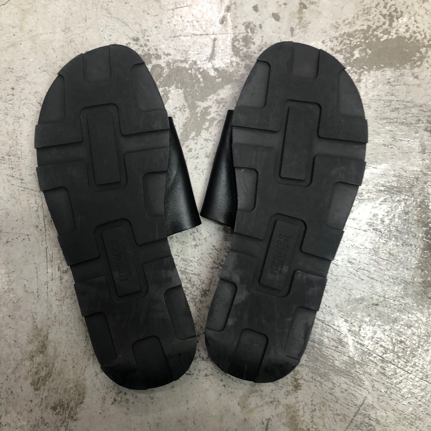 HERMES リフレックス レザー スライド サンダル 181354ZH エルメス 