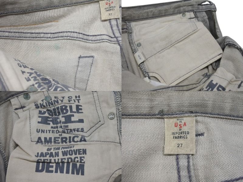 RRL ダブルアールエル デニムパンツ RRL Skinny Fit Japan Woven  