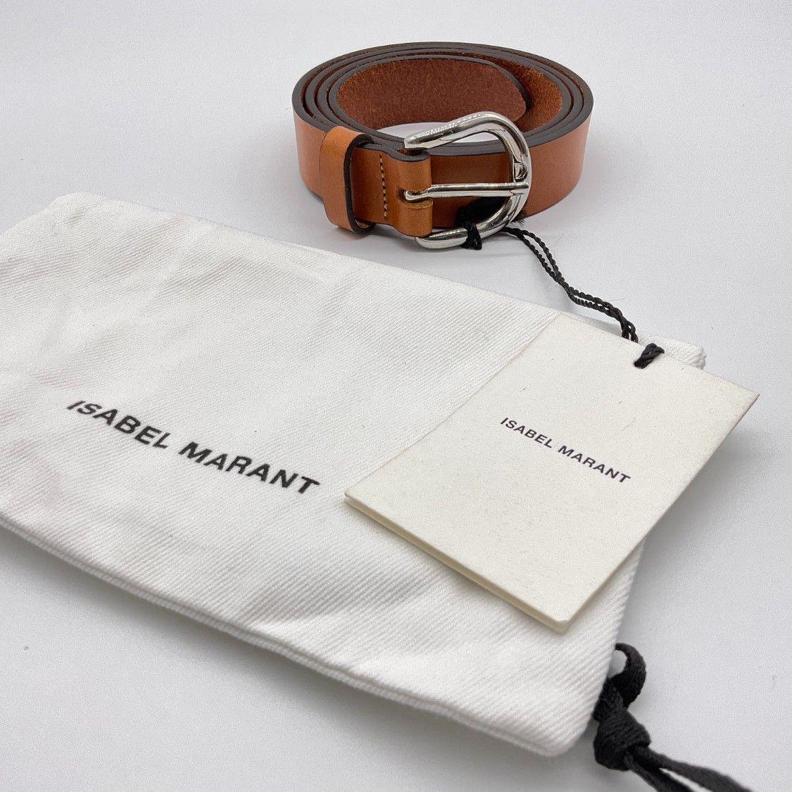 未使用 ISABEL MARANT イザベルマラン M ブラウン×シルバー