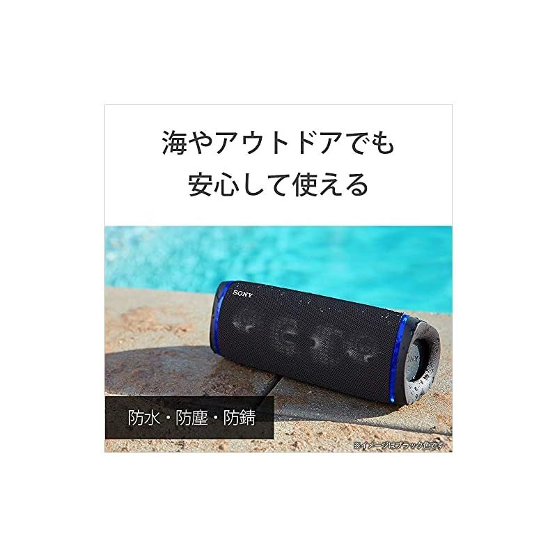 新着商品】ソニー ワイヤレスポータブルスピーカー SRS-XB43 : 防水