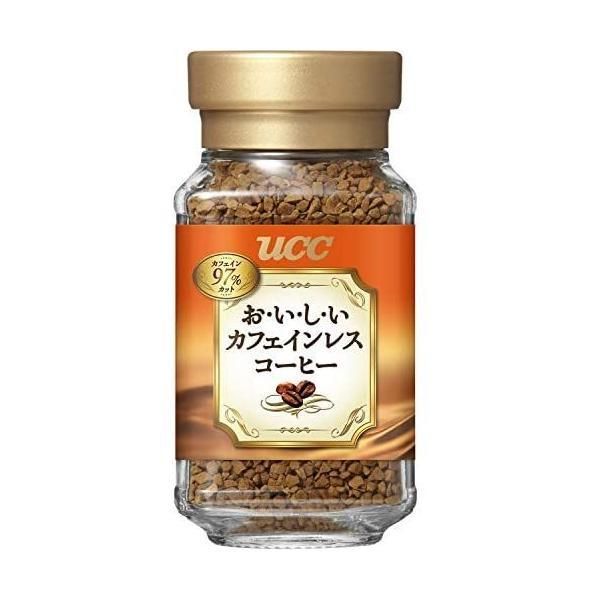 UCC おいしいカフェインレスコーヒー 瓶 45g&times;4個