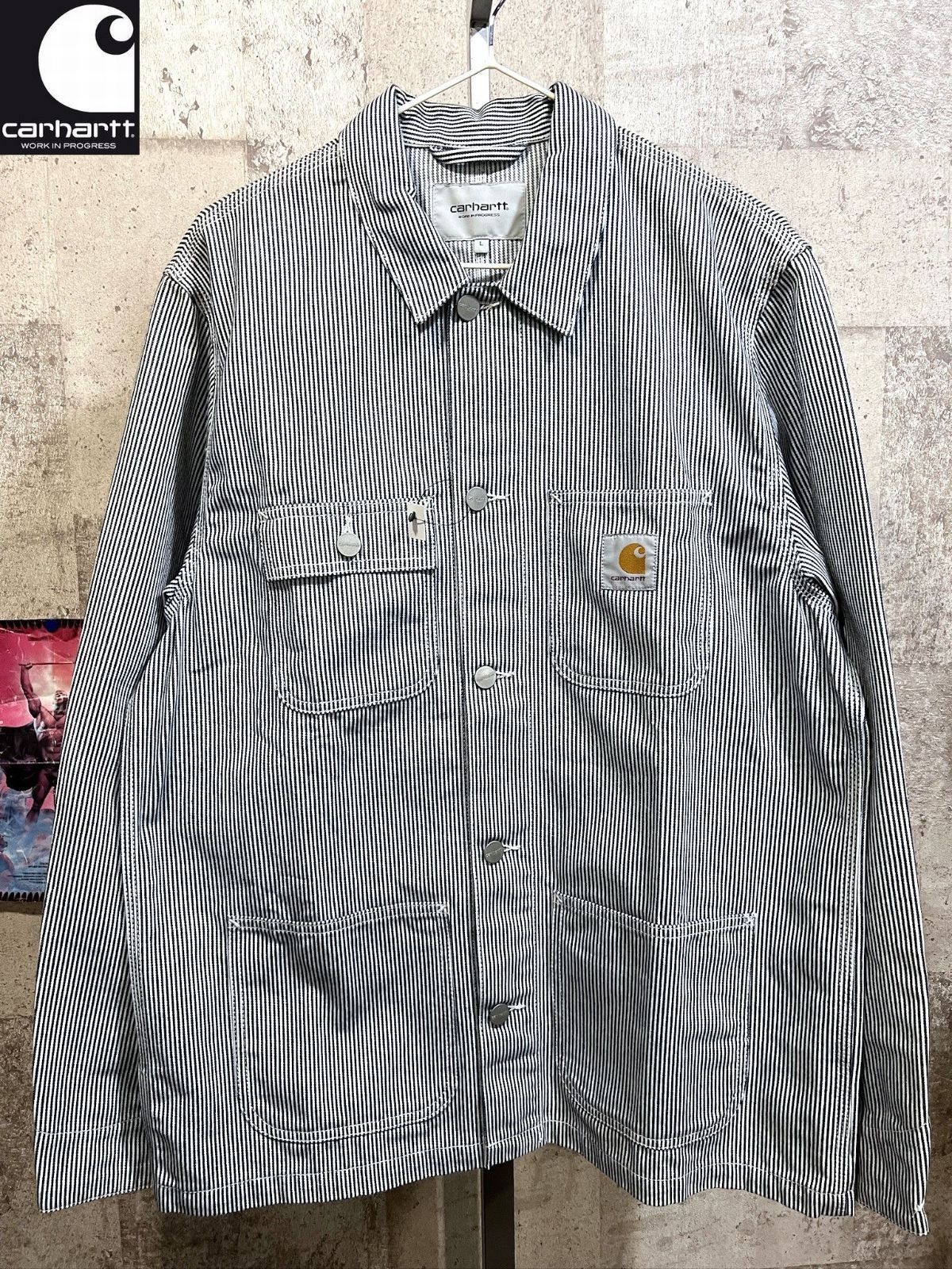 Carhartt カバーオール ストライプ ヒッコリー ミシガンコート