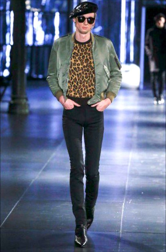 美品◇SAINT LAURENT PARIS サンローランパリ MA-1 フライト