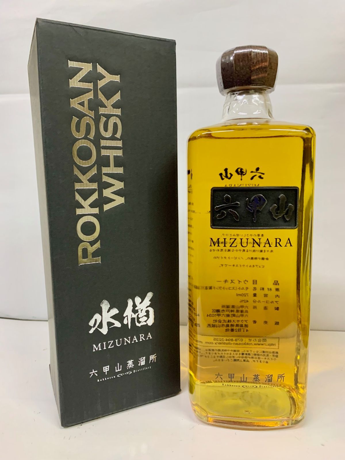 六甲山ピュアモルトウイスキーMIZUNARA 42％ 720ml ショップ