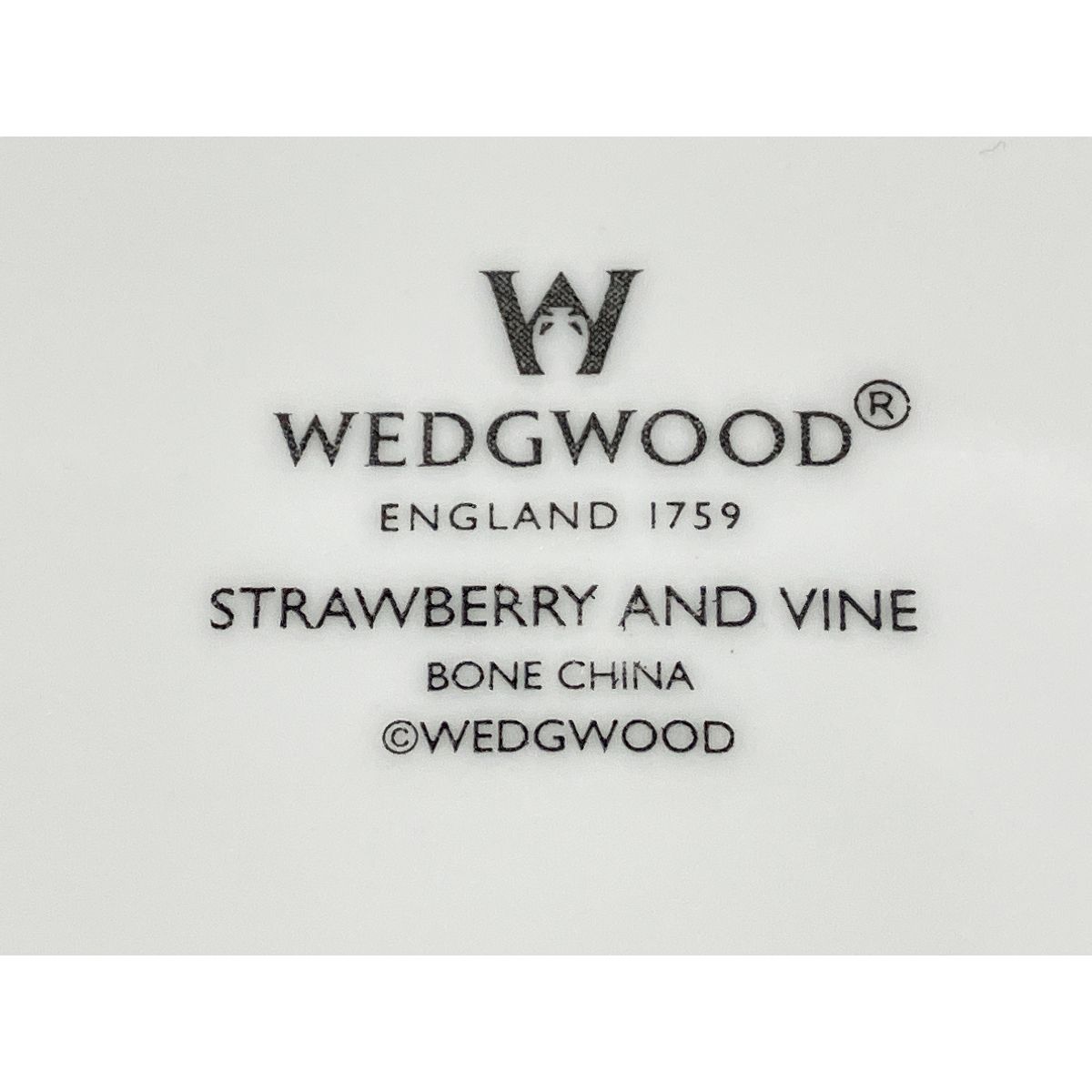 WEDGWOOD ストロベリー-バイン