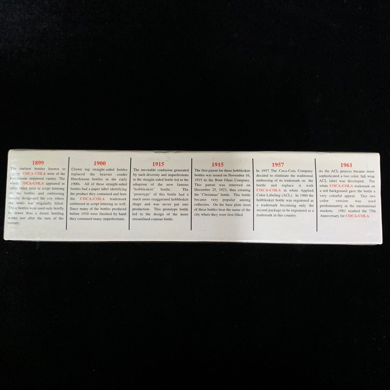 コカコーラ　Coca-Cola ミニチュアボトル　6本セット　アンティーク コカコーラ Coca-Cola ミニチュアボトル 6本セット アンティーク